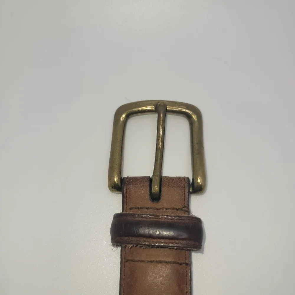 Oiled Chamois Cowhide Belt